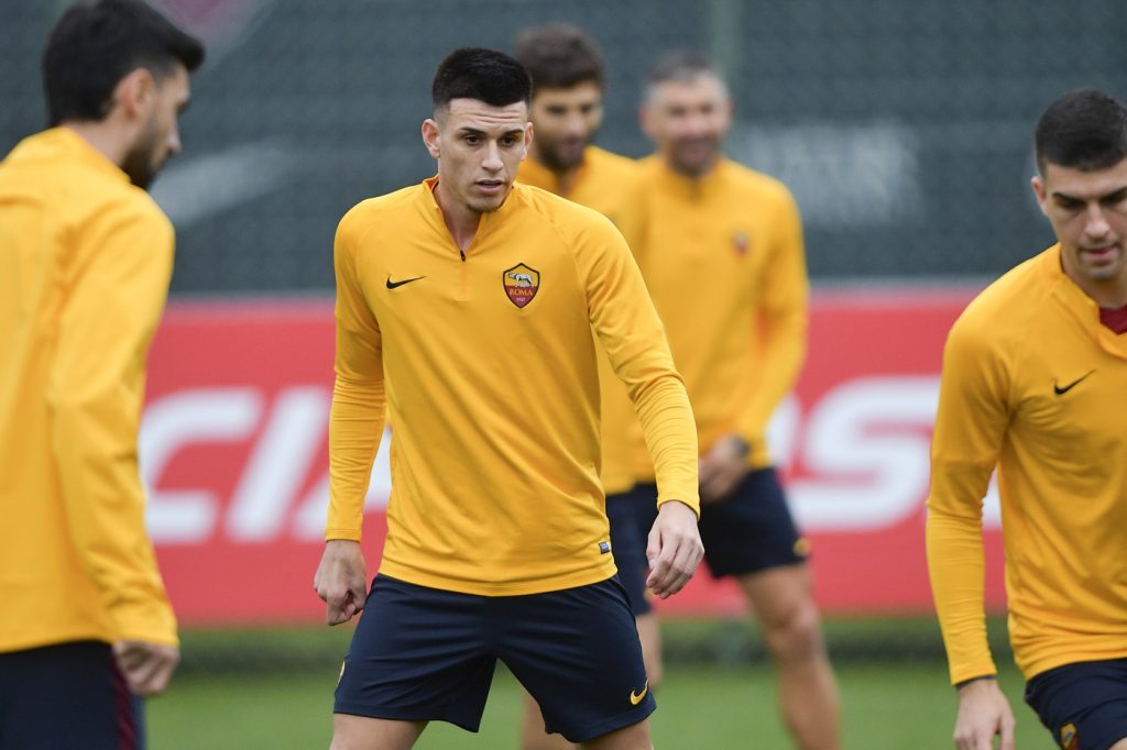 Ibanez AS Roma, allenamento a Trigoria