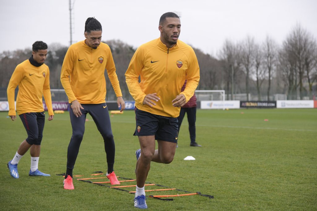 Jesus AS Roma, allenamento a Trigoria