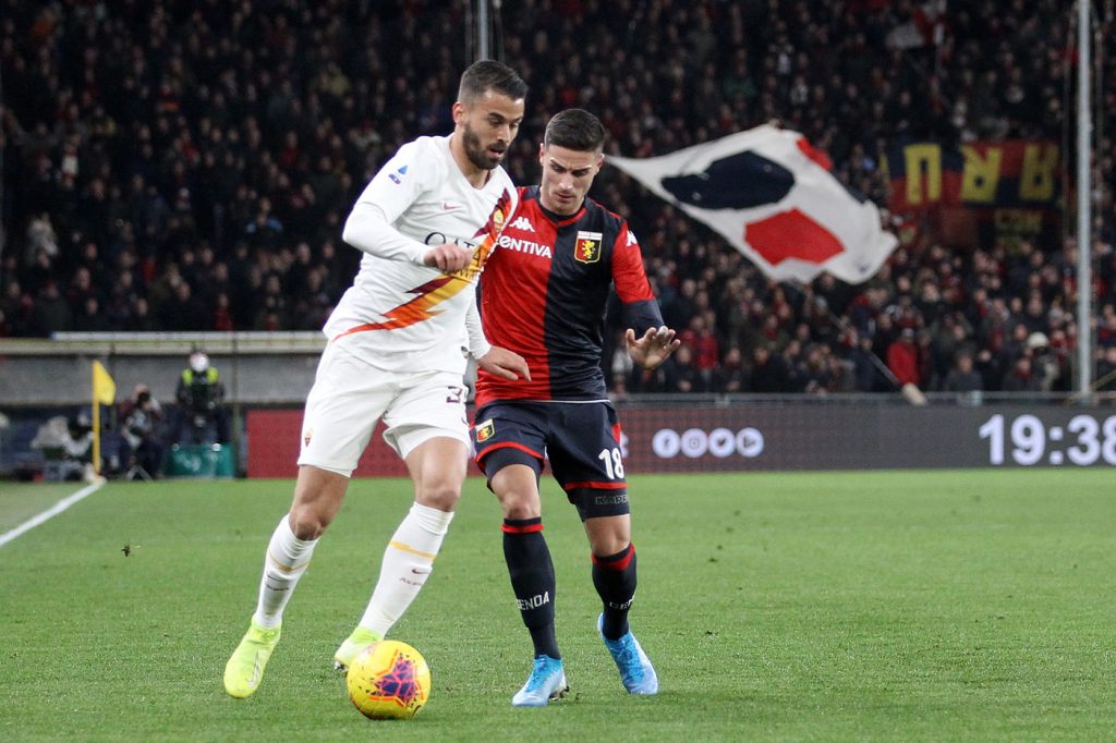 spinazzola Genoa vs AS Roma  - Serie A TIM 2019/2020