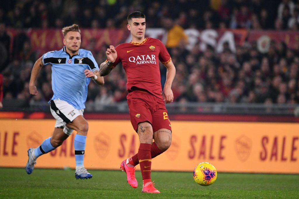 mancini immobile Roma vs Lazio - Serie A TIM 2019/2020