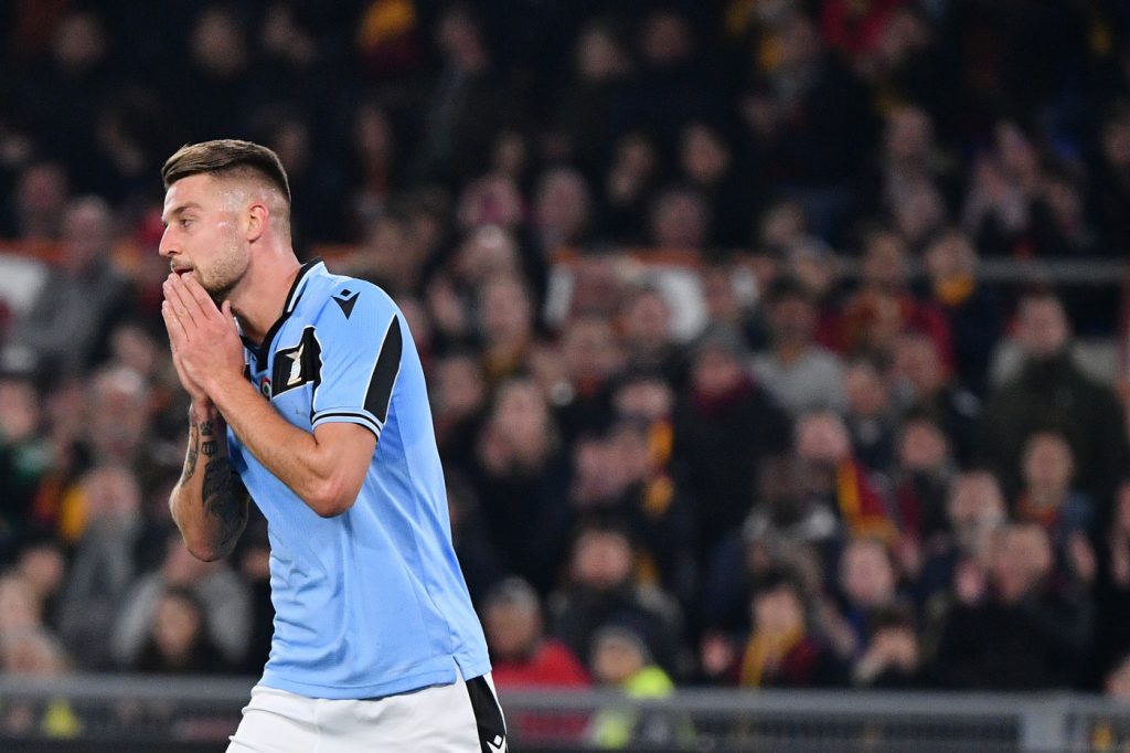 milinkovic savic Roma vs Lazio - Serie A TIM 2019/2020