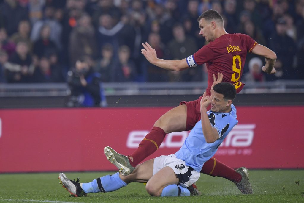 dzeko luiz felipe Roma vs Lazio - Serie A TIM 2019/2020