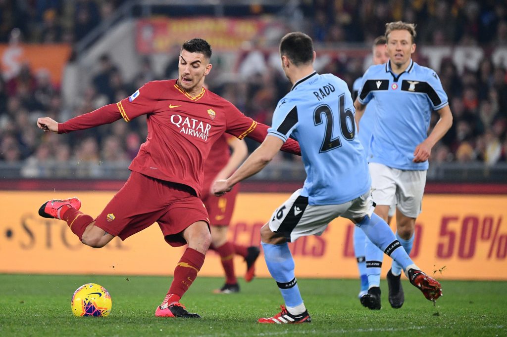 pellegrini radu Roma vs Lazio - Serie A TIM 2019/2020
