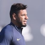 Bruno Peres AS Roma, sessione di allenamento a Trigoria