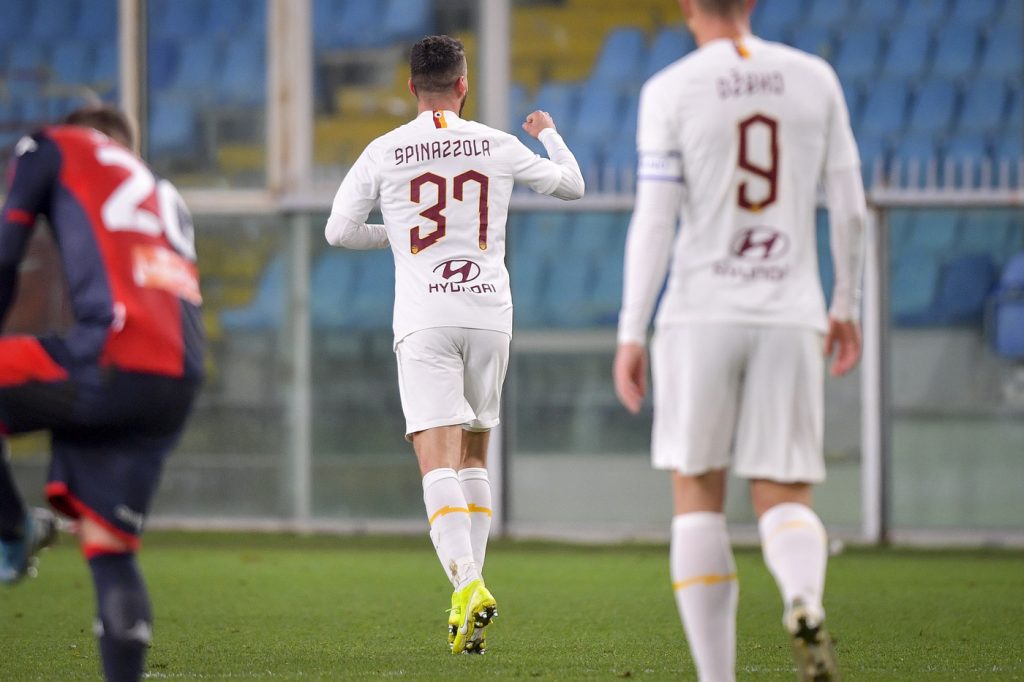 spinazzola Genoa vs AS Roma  - Serie A TIM 2019/2020