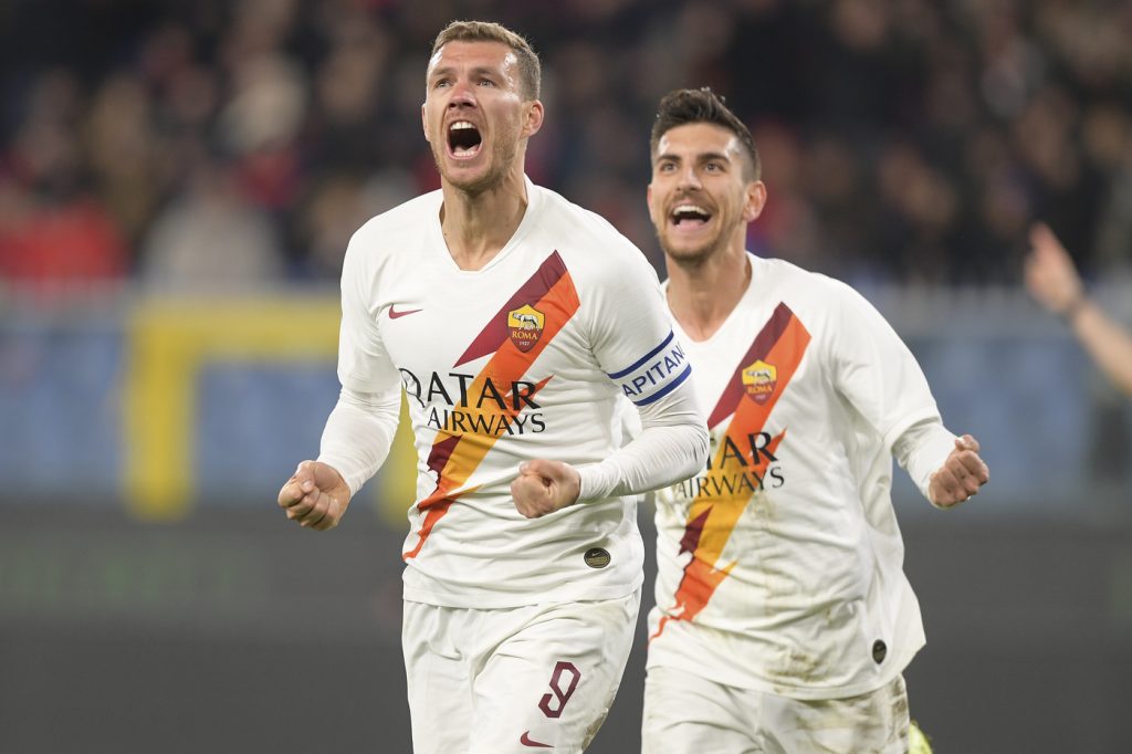 dzeko Genoa vs AS Roma  - Serie A TIM 2019/2020