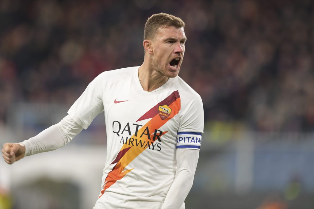 dzeko Genoa vs AS Roma  - Serie A TIM 2019/2020