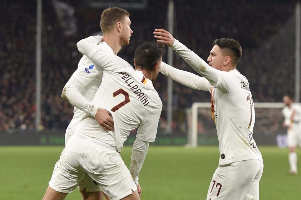 Genoa vs AS Roma  - Serie A TIM 2019/2020 Pellegrini Under Dzeko