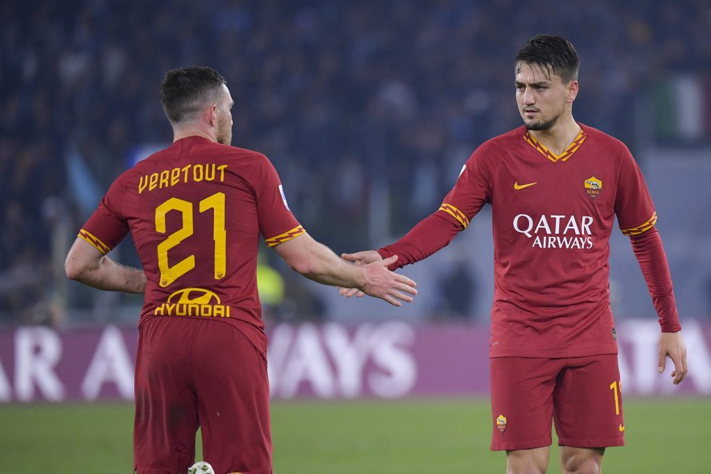 under veretout Roma vs Lazio - Serie A TIM 2019/2020