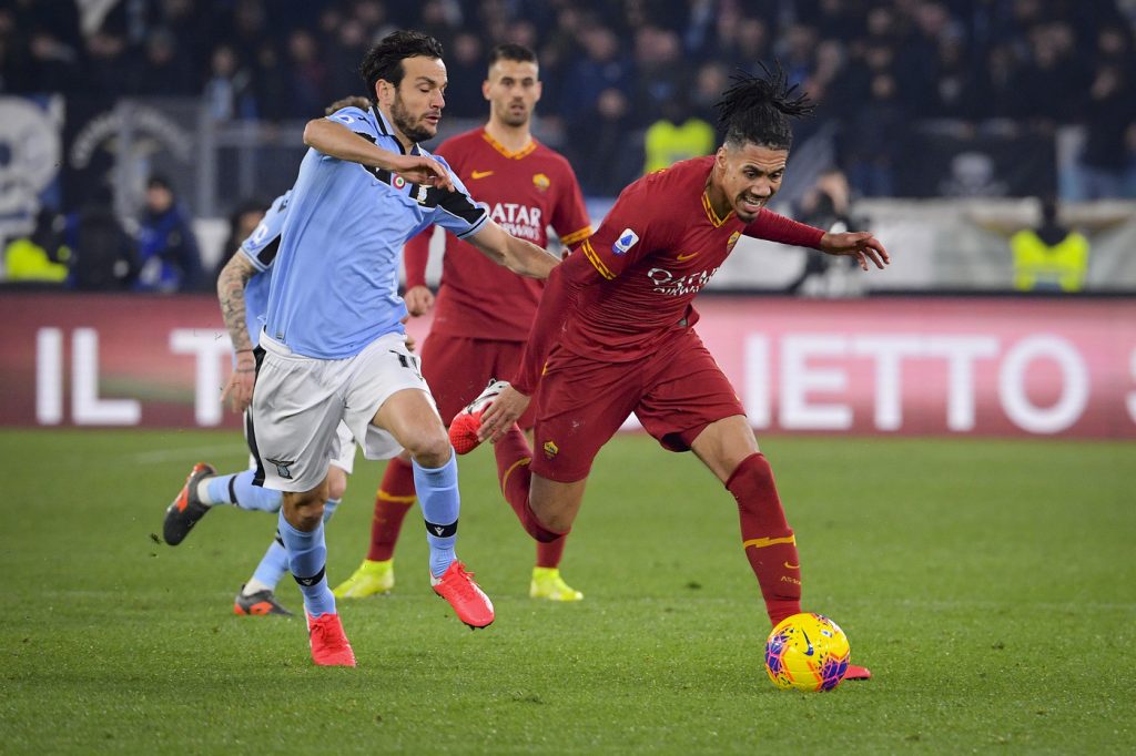 parolo smalling Roma vs Lazio - Serie A TIM 2019/2020