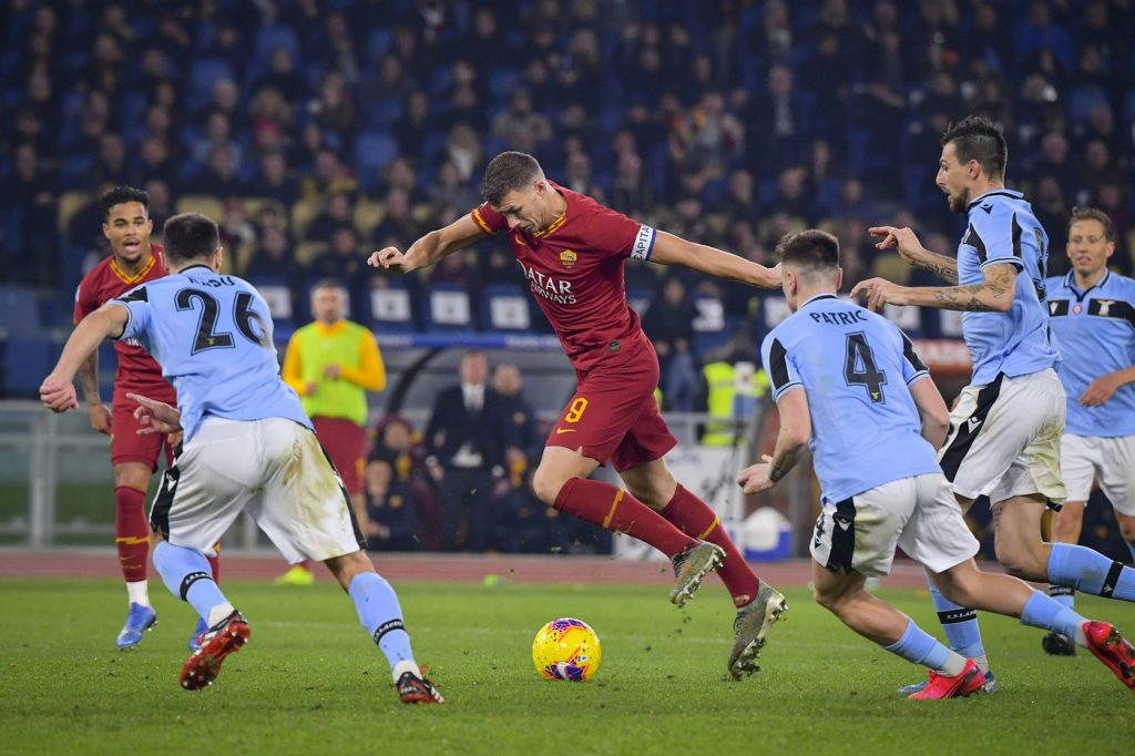 dzeko Roma vs Lazio - Serie A TIM 2019/2020