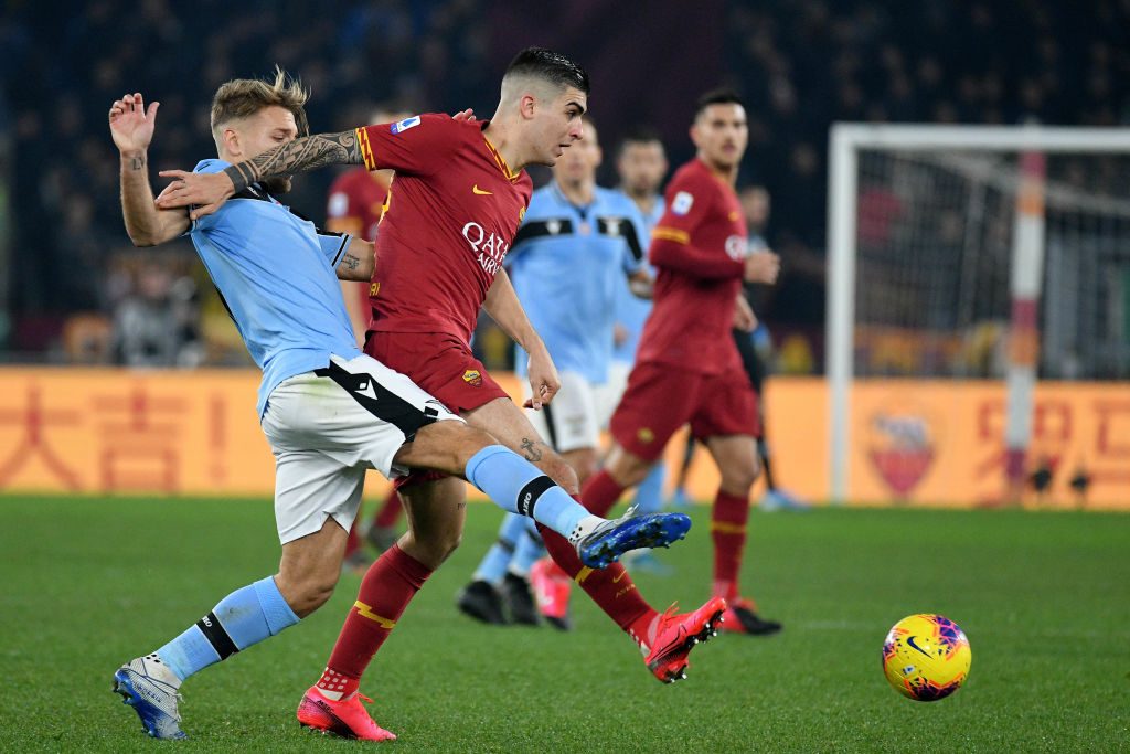 AS Roma v SS Lazio - Serie A immobile mancini