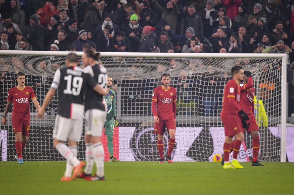 delusione Juventus vs Roma - Coppa Italia 2019/2020, Quarti di Finale