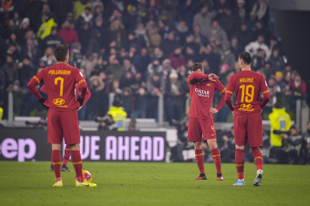 juventus-roma-17 kalinic pellegrini cristante delusione