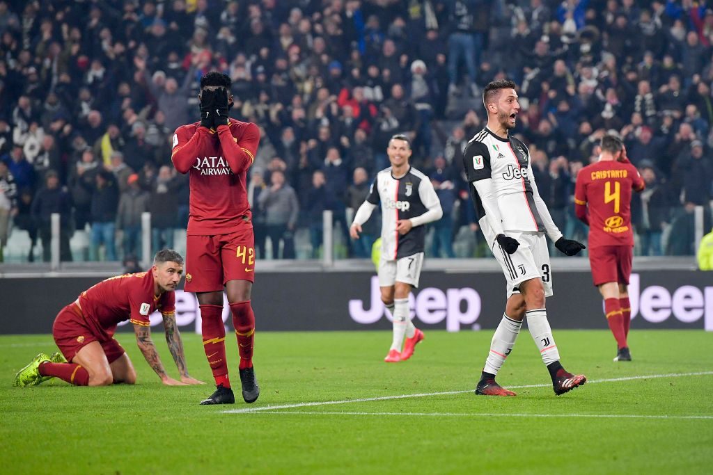 diawara bentancur Juventus v AS Roma - Coppa Italia: Quarter Final