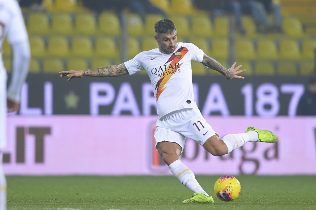 kolarov Parma vs Roma - Coppa Italia 2019/2020, ottavi di finale