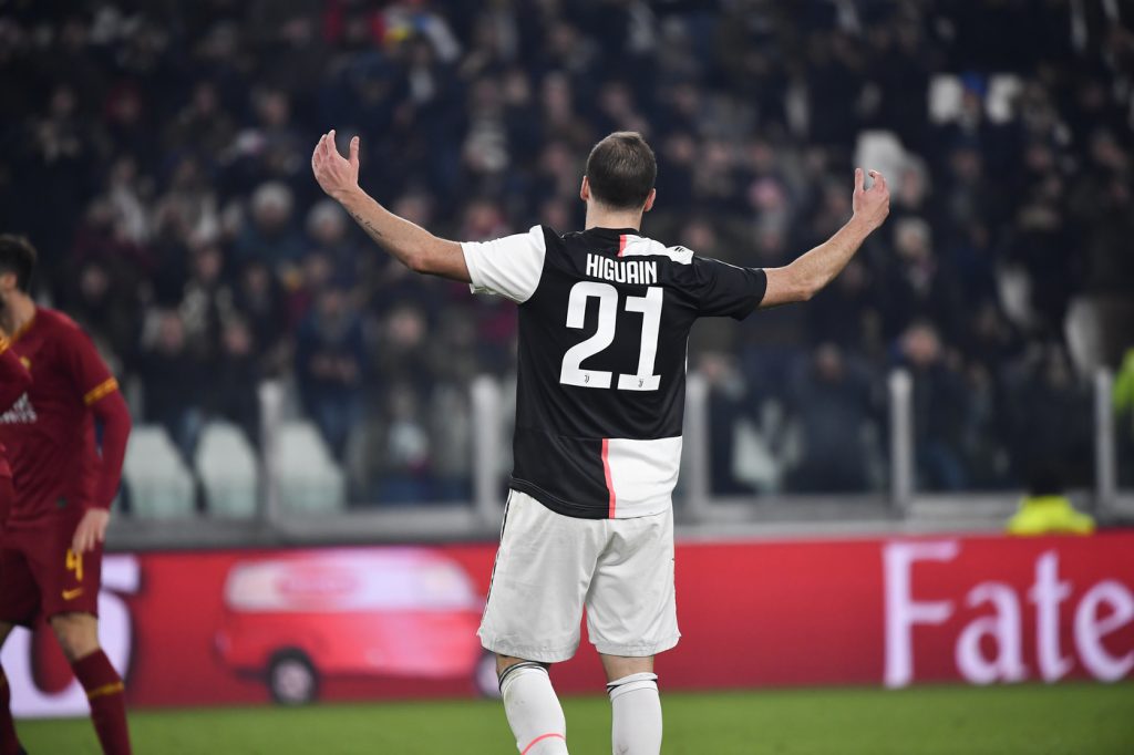 higuain Juventus vs Roma - Coppa Italia 2019/2020, Quarti di Finale