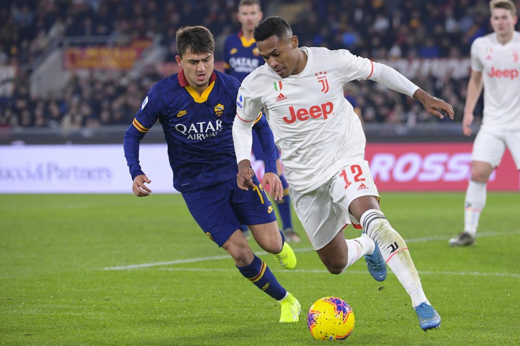 roma-juventus alex sandro under
