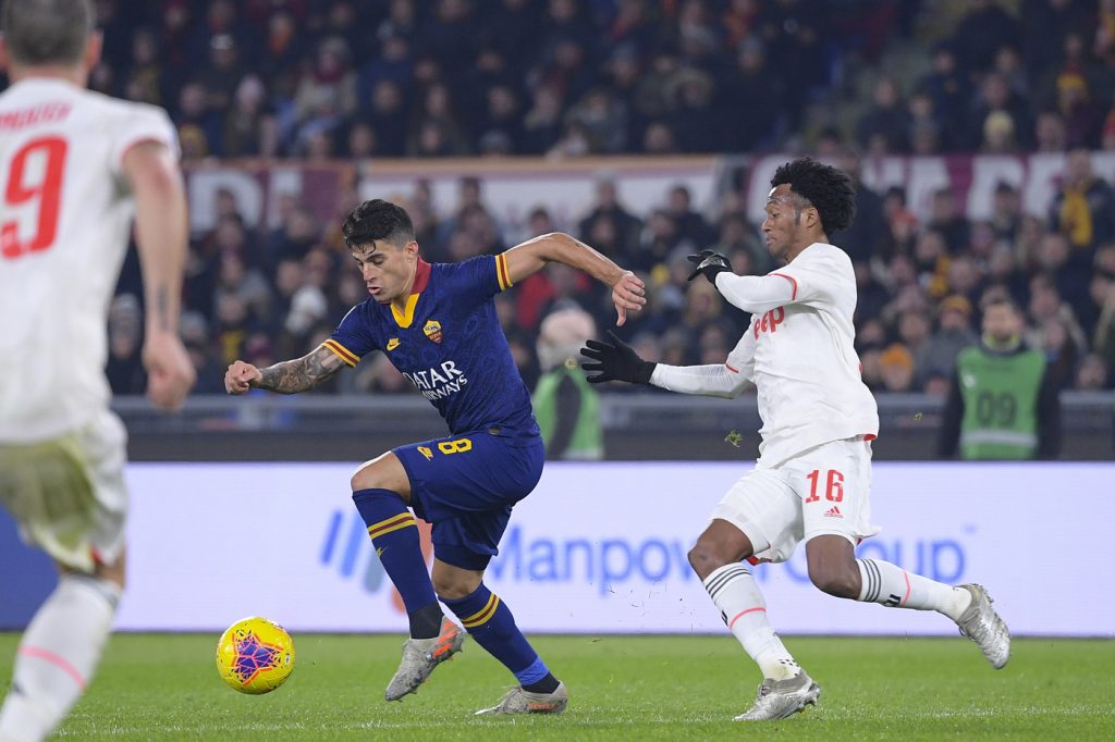 pellegrini cuadrado Roma vs Juventus - Serie A TIM 2019/2020