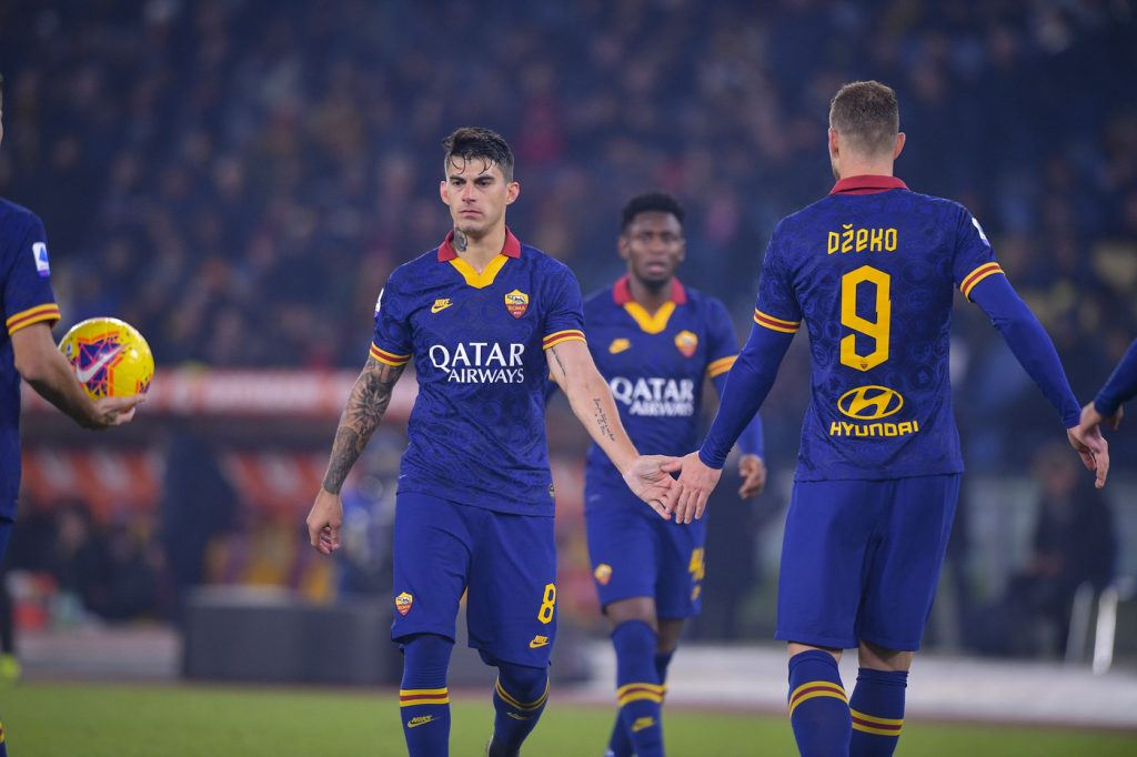 perotti dzeko Roma vs Juventus - Serie A TIM 2019/2020