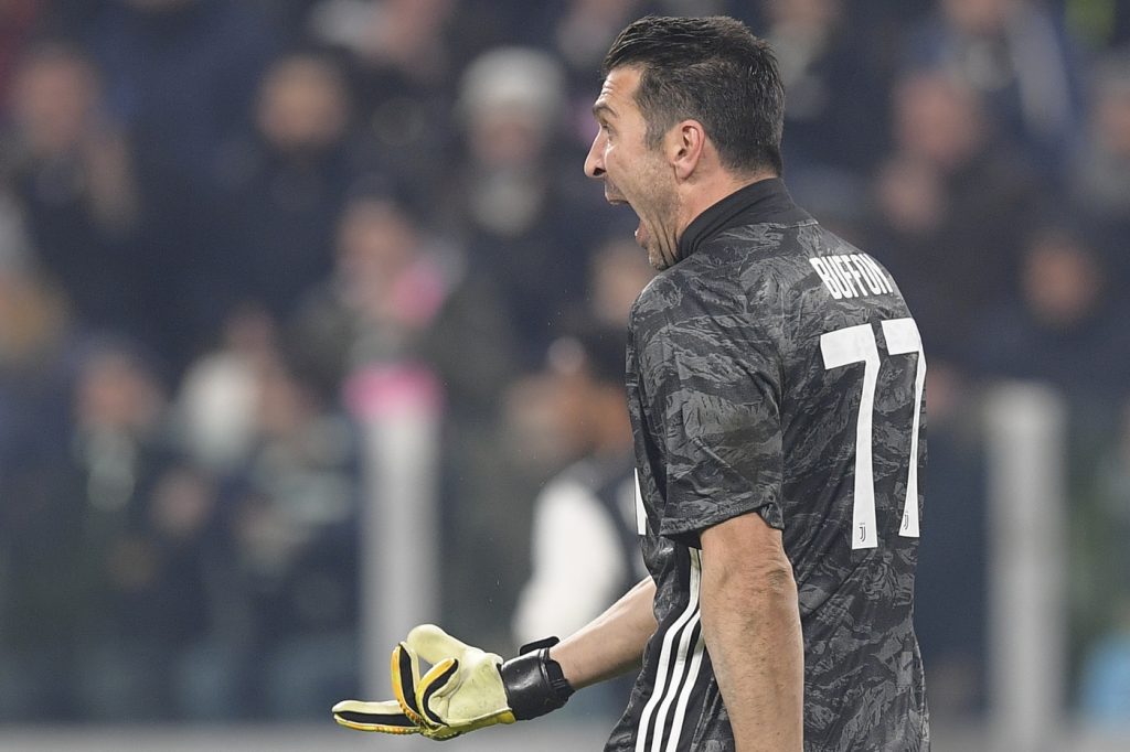 buffon Juventus vs Roma - Coppa Italia 2019/2020, Quarti di Finale