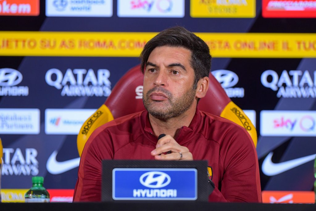 AS Roma, la conferenza stampa di Paulo Fonseca