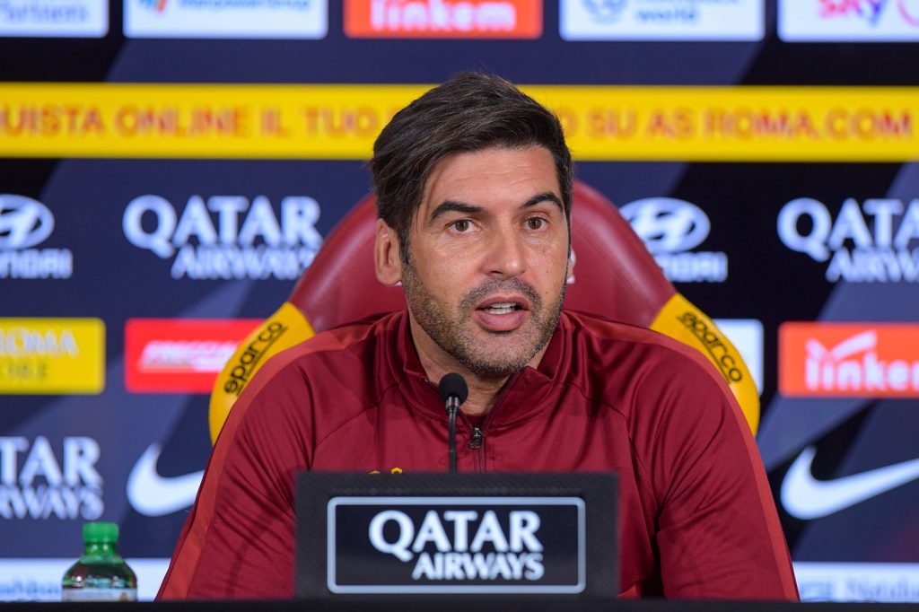 AS Roma, la conferenza stampa di Paulo Fonseca