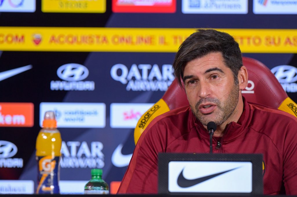 AS Roma, la conferenza stampa di Paulo Fonseca