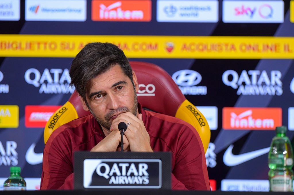 AS Roma, la conferenza stampa di Paulo Fonseca