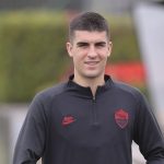 Mancini AS Roma, sessione di allenamento in vista della sfida di Europa League contro il KAA Gent