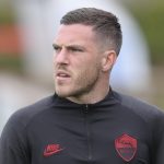 Veretout AS Roma, sessione di allenamento in vista della sfida di Europa League contro il KAA Gent