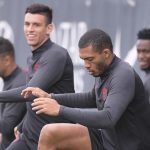 Juan Jesus Ibanez AS Roma, sessione di allenamento in vista della sfida di Europa League contro il KAA Gent