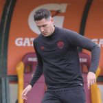 Cetin AS Roma, sessione di allenamento in vista della sfida di Europa League contro il KAA Gent