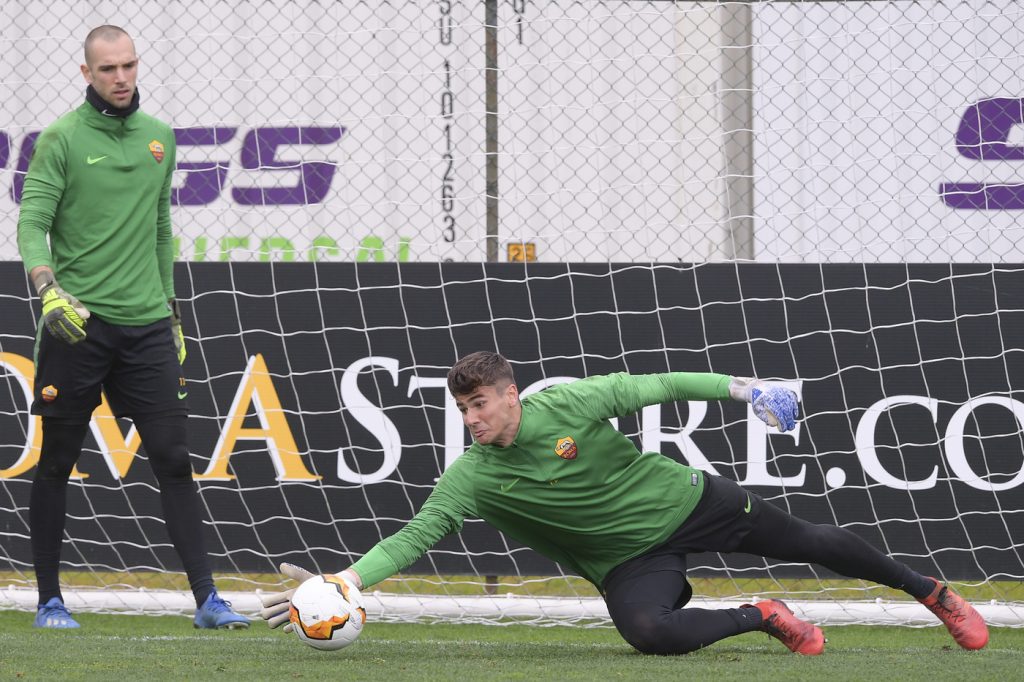 pAU LOPEZ Cardinali AS Roma, sessione di allenamento in vista della sfida di Europa League contro il KAA Gent