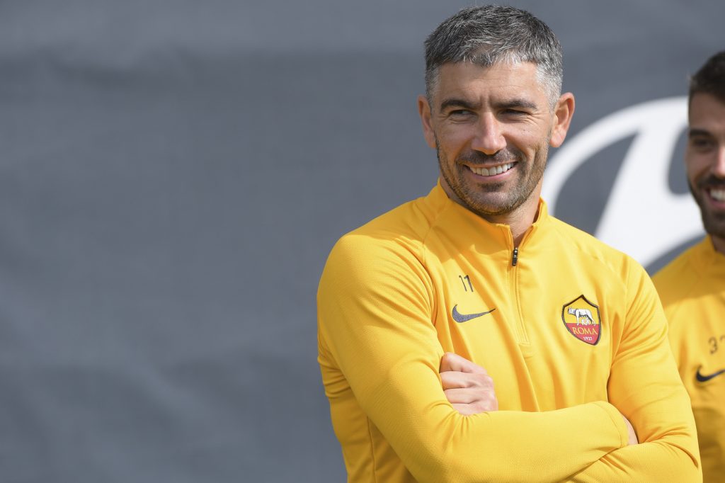AS Roma, allenamento mattutino a Trigoria Kolarov