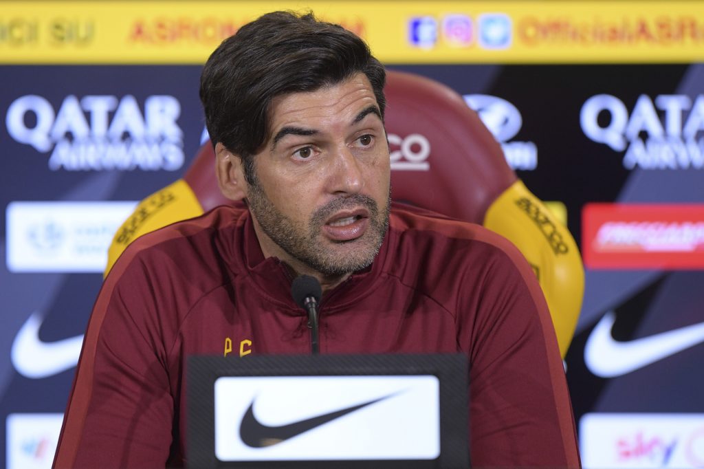 AS Roma, la conferenza stampa di Paulo Fonseca