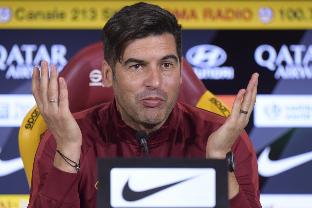 AS Roma, la conferenza stampa di Paulo Fonseca