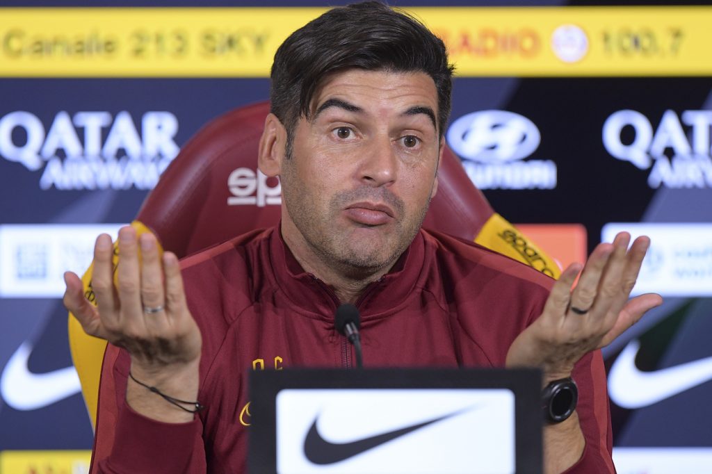 AS Roma, la conferenza stampa di Paulo Fonseca