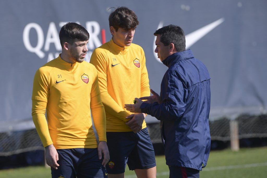 Villar Perez Tiago Leal AS Roma, allenamento a TrigoriaAS Roma, allenamento a Trigoria