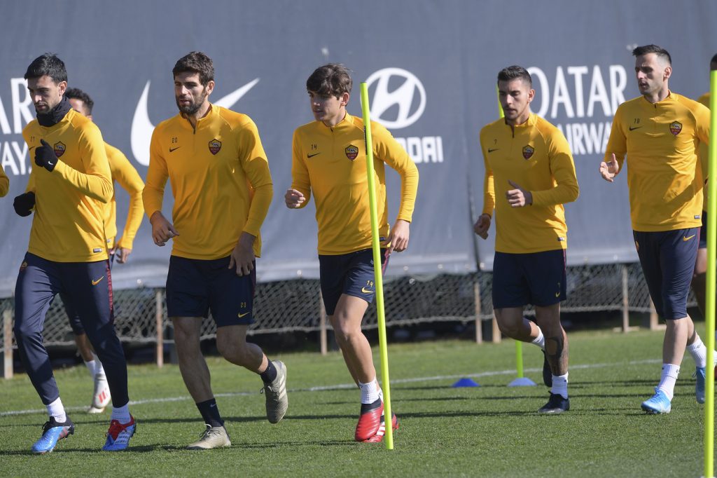 AS Roma, allenamento a TrigoriaAS Roma, allenamento a Trigoria