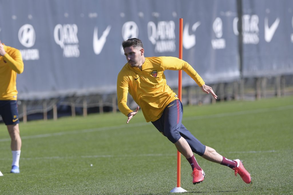 Cetin AS Roma, allenamento a TrigoriaAS Roma, allenamento a Trigoria
