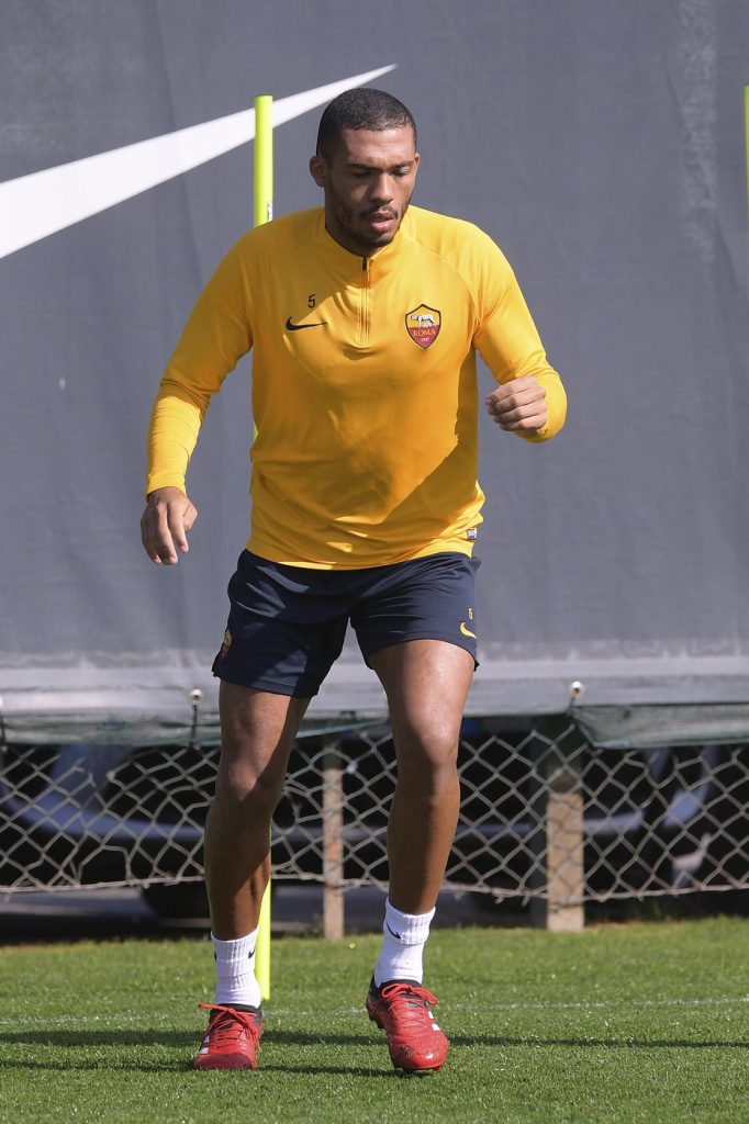 AS Roma, allenamento mattutino a Trigoria Juan Jesus