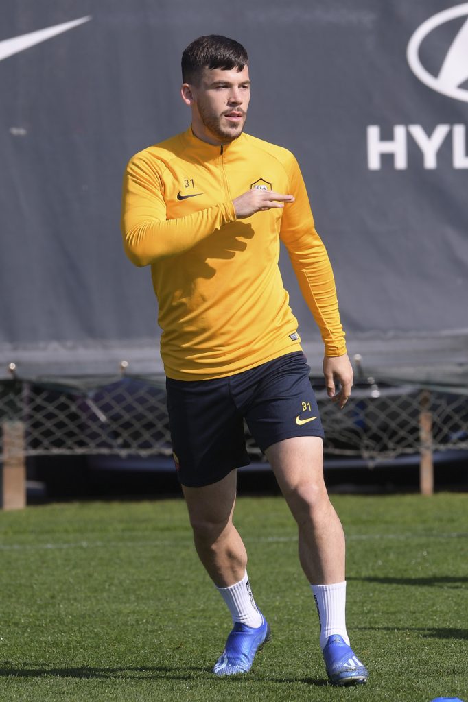 AS Roma, allenamento mattutino a Trigoria Carles Perez