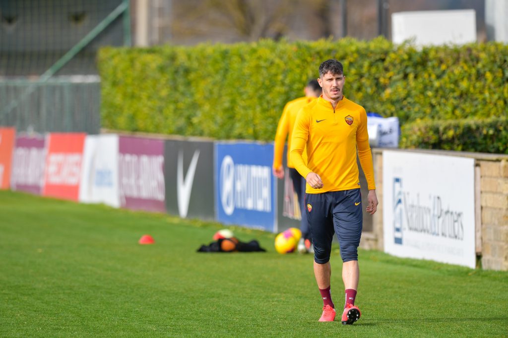 cetin AS Roma, allenamento a TrigoriaAS Roma, allenamento a Trigoria