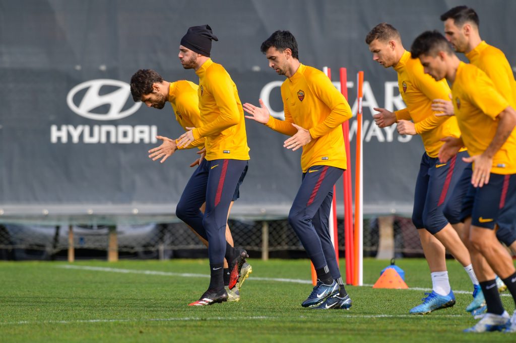 AS Roma, allenamento a TrigoriaAS Roma, allenamento a Trigoria