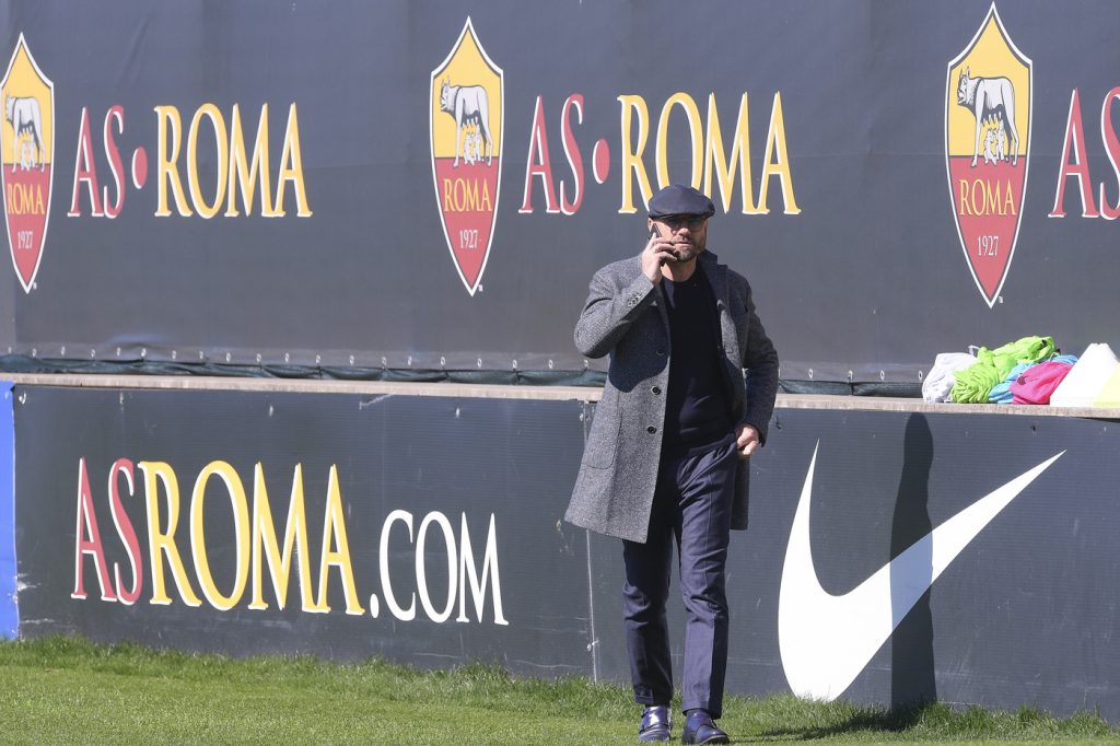 pETRACHI AS Roma, allenamento a Trigoria