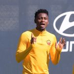 Diawara AS Roma, allenamento a Trigoria