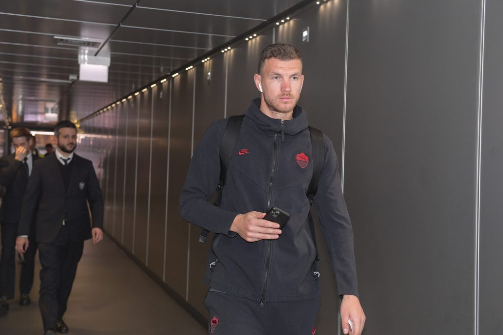 Dzeko AS Roma, la squadra in partenza per la trasferta di Gent