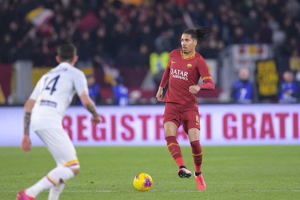 Roma vs Lecce Smalling