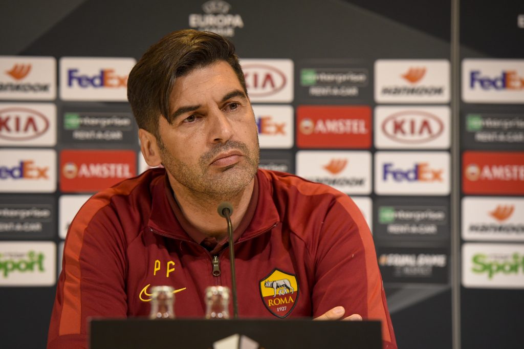 fonseca Conferenza stampa di presentazione del match di Europa League tra Gent e Roma